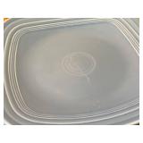 Set of 12 Fiesta 11-Inch Square Plates Assorted Colors