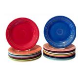 LR - Set of 16 Fiesta 10.5-Inch Dinner Plates Assorted Colors