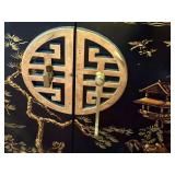 HLWY - Drexel Asian Chinoiserie Cabinet with Brass Hardware