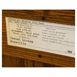 DR - Mission Style Solid Oak Glass Display Cabinet