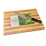 LR - Shun VG-MAX Damascus 8 Inch Chef