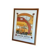 LR - Framed Turman Union Depot St. Paul Minnesota Art Print