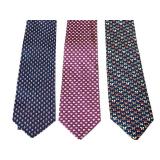 Set of 3 Salvatore Ferragamo Silk Ties with Novelty Patterns