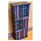 LR - CD Cabinet with Faux Book Spine Doors