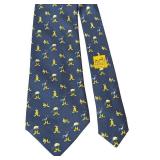 Hermes Paris 100% Silk Tie with Animal and 