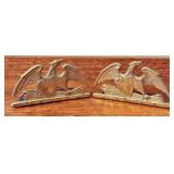 LR - Pair of Vintage Spread Eagle Bookends by MetalCrafters