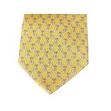 Set of 3 Salvatore Ferragamo Silk Ties with Animal & Bird Patterns