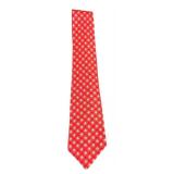 Hermes Paris 100% Silk Hippo Print Red Necktie / Hermes Silk tie 5195
