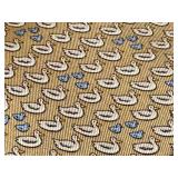 Set of 2 Hermes Silk Ties with Duck Pattern Designs