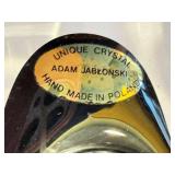 LR - Noritake Crystal and Adam Jablonski Art Glass Vase Set