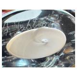 LR - Noritake Crystal and Adam Jablonski Art Glass Vase Set