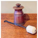 LR - Warren Village Pottery Vermont Fire Lighter