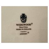 Vintage Wedgwood Amherst Bone China Set of 8 Soup Bowls and 3 Pickle Plates