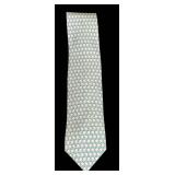 Hermes Paris 100% Silk Tie Blue Dolphin Pattern / Hermes Silk Tie 605791