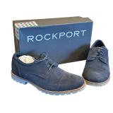 Rockport Channer Navy Suede Dress Shoes Size 10.5M with Box
