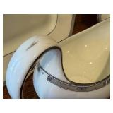 Vintage Wedgwood Amherst Bone China Serving Set with Platters, Gravy Boats, and Shakers