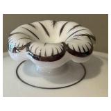 Vintage Wedgwood Amherst Porcelain Tureen (3L) and Covered Vegetable Dish Set with Blue Trim