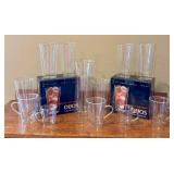 K - Luigi Bormioli Duos Thermowall Drinkware Set with 10 Glasses, Pitcher and Mugs