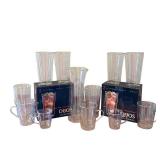 K - Luigi Bormioli Duos Thermowall Drinkware Set with 10 Glasses, Pitcher and Mugs