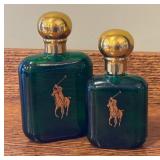 Set of 2 Polo Ralph Lauren Eau de Toilette Bottles 4oz and 2oz