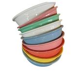 LR - Set of 9 Fiesta 7-Inch Bowls Assorted Colors