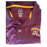 LR - Set of 8 University of Minnesota Golden Gophers T-Shirts and Polo Shirt