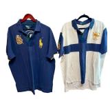Lot of 3 Polo Shirts - Ecko Unltd Size L and 2 Polo Ralph Lauren