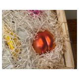 LR - Sealed Kurt Adler Fruit Themed Glass Ornaments Set Made in Germany