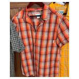 LNDR - Set of 6 Columbia Short Sleeve Shirts Size Large Assorted Colors