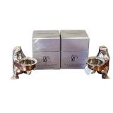 Set of 2 Restoration Hardware Penguin Tealight Holders with Boxes