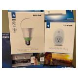 LR - Smart Plugs, Wi-Fi LED Bulb, and GloCover Nightlight Outlet Set