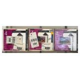 G - Set of 3 Kichler Landscape Path Lighting Kits - 4 Lights Each