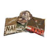 Menards Apparel Set with 3 Large T-Shirts and Camo Cap