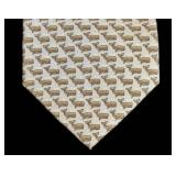 Set of 2 Vineyard Vines Silk Ties Shark and Whale Pattern