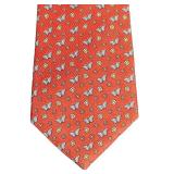 Set of 3 Vineyard Vines Silk Ties with Butterfly, Flower, and Watermelon Patterns