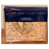 Ralph Lauren Verdonnet Paisley Full/Queen Duvet Cover Camel