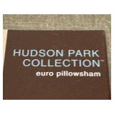 Hudson Park Collection Full/Queen Comforter Cover and Euro Pillowsham Set