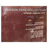 Hudson Park Collection Full/Queen Comforter Cover and Euro Pillowsham Set