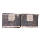 Pair of Options Madeira 80% Cotton 20% Linen Matelasse Shams