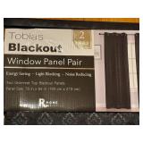 Tobias Blackout Window Panel Pair 76 x 84 Inch, 2 Sets