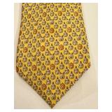 Pair of Salvatore Ferragamo Made in Italy Silk Ties with Animal Prints