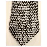 Pair of Salvatore Ferragamo Made in Italy Silk Ties with Animal Prints