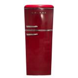 Galanz Household Retro Red Refrigerator Model: GLR76TRDER
