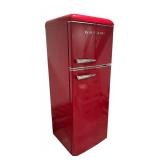 Galanz Household Retro Red Refrigerator Model: GLR76TRDER
