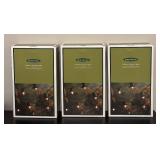 Three New Sets Smith & Hawken Outdoor String Lights with Metal Cage Covers