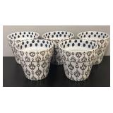 O - Set of 5 Allen & Roth Ceramic Planter Pots