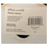 O - Set of 5 Allen & Roth Ceramic Planter Pots