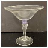 O - Set of Glass Compote Dish, Stemware and Assorted Glassware
