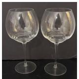 O - Set of Glass Compote Dish, Stemware and Assorted Glassware