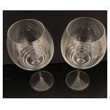 O - Set of Glass Compote Dish, Stemware and Assorted Glassware